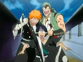 Ichigo, Hanatarou und Ganju