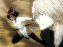 Yoruichi und Urahara als Jugendliche