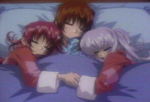 Tsubame, Hibari und Hinako