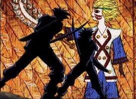Spike und Yorun treffen zum ersen Mal aufeinander