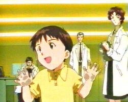 Shinji als Kind