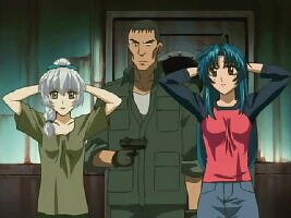Teresa, Kaname und eine Wache