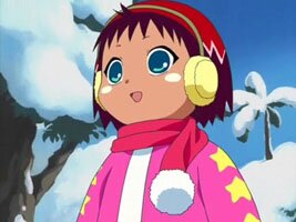 Marie im Schnee