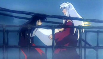 Kagome durchbohrt Inuyasha