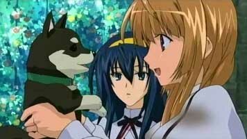 Chikane und Himeko bei ihrer ersten Begegnung
