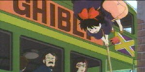 Bus mit "Ghibli" drauf