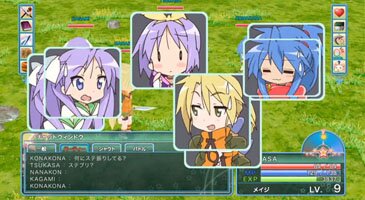 Kagami, Tsukasa, Nanako und Konata