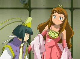 Akira und Arika als falscher Prinz und falsche Prinzessin