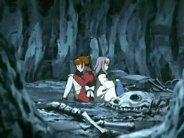 Arika und Mashiro im Magen des W�stermonsters