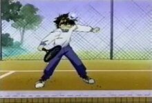Tasuke beim Tennis