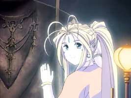 Belldandy beim Putzen