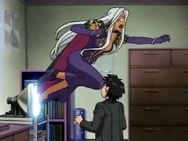 Urd erscheint bei Keiichi