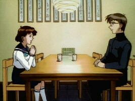Ryo und Seishiro im Restaurant