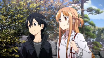 Kirito und Asuna treffen sich im kaiserlichen Garten in Tokyo