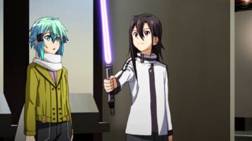Kirito kauft sich ein Laserschwert