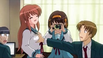 Haruhi macht Erpresser-Fotos