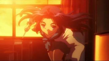 Ryouko greift Kyon an