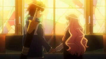 Saito und Louise heiraten